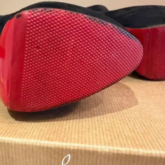 Christian Louboutin Platform Suede Bootie - Picture 10 of 16